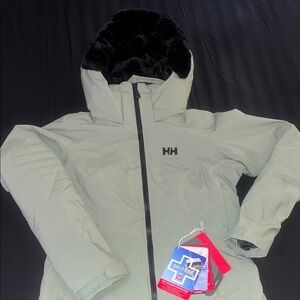Helly Hansen GreenHooded Ski Jacket